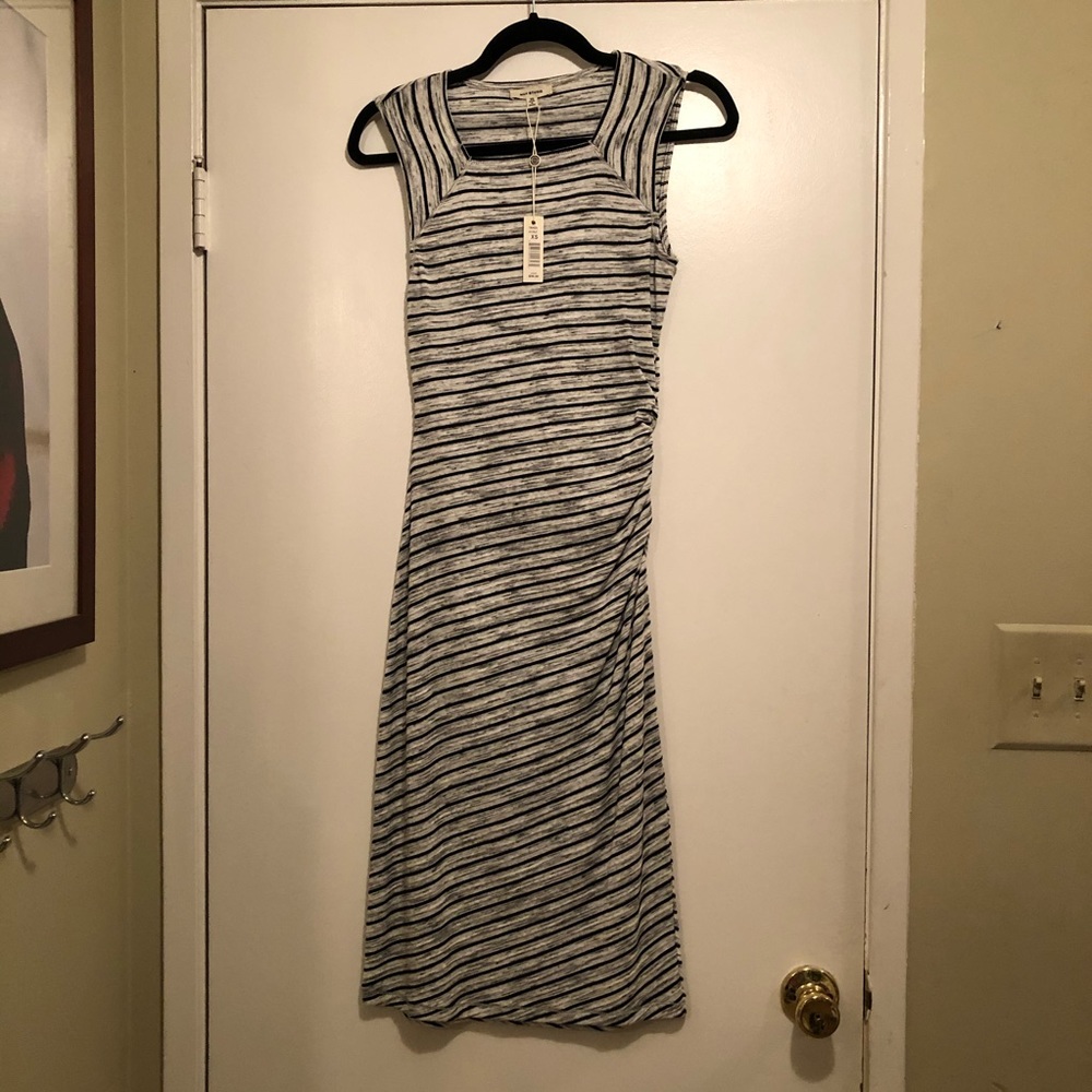 **SOLD**NWT Max Studio Striped Midi Dress